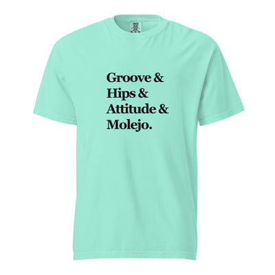 Groove & Hips & Attitude & Molejo — Unisex T-Shirt