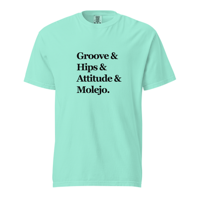 Groove & Hips & Attitude & Molejo — Unisex T-Shirt