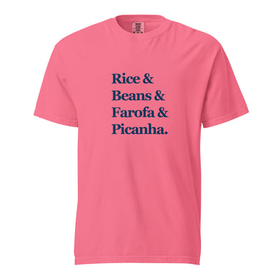 Rice & Beans & Farofa & Picanha — Unisex T-Shirt