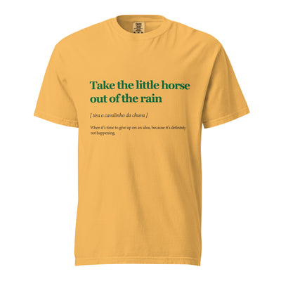 Take Your Little Horse Out of the Rain — Unisex T-Shirt