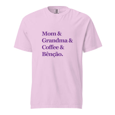 Mom & Grandma & Coffee & Bênção — Unisex T-Shirt